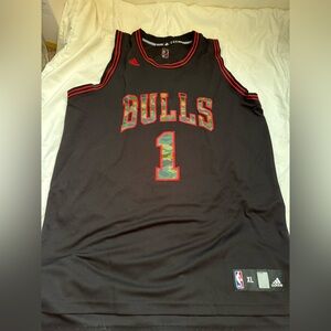 derrick rose bulls throwback jersey